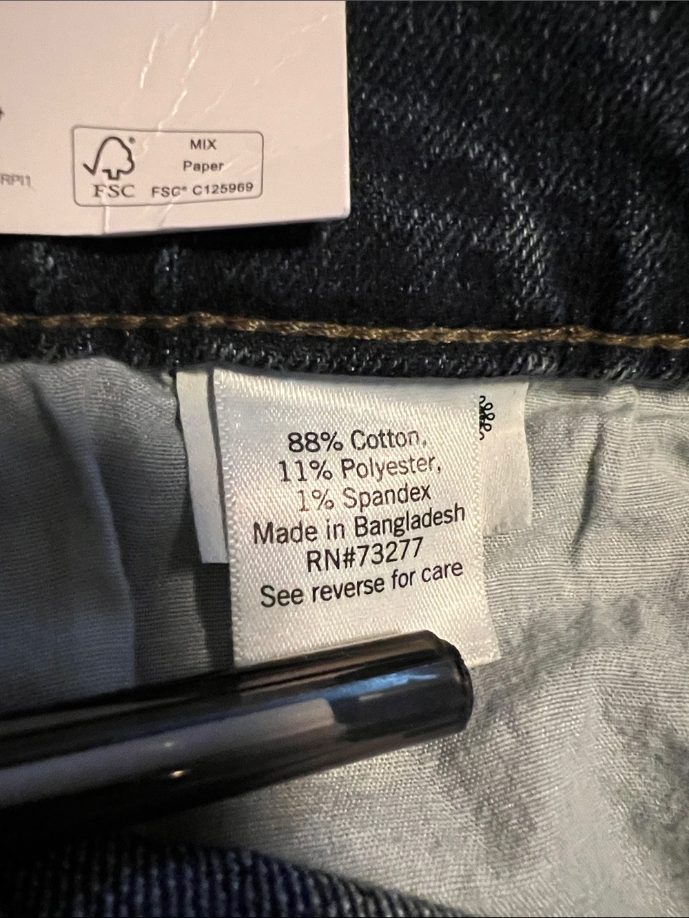 Sonoma Everyday Jeans - Dark Blue Wash - Picture 4 of 4